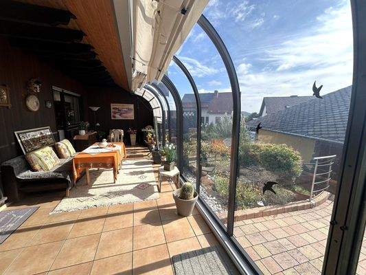 Wintergarten ca.26 qm mit Zugang vom Wohnzimmer