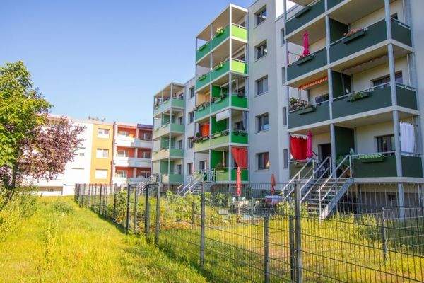 Ansicht hinten, Mietergärten