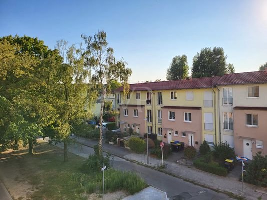 Ausblick vom sonnigen Südbalkon