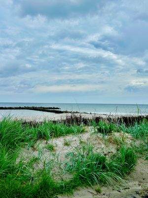 Strand vor dem Domizil 