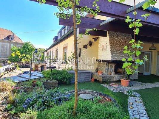 Dachterrasse mit Kunstrasen