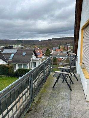 Blick vom Balkon
