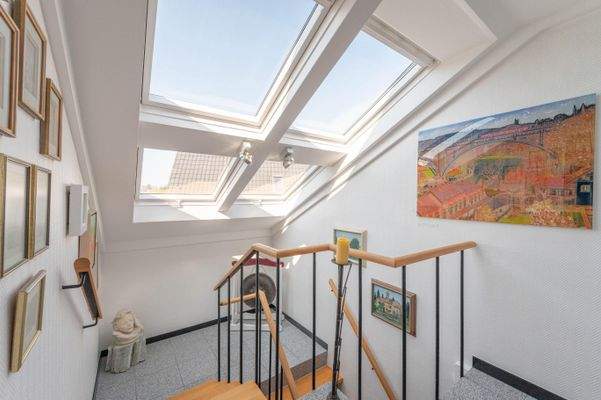 Fensterfront Treppenaufgang