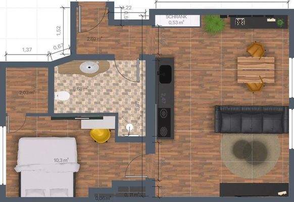 Grundriss EG Jena KKS13