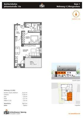 Grundriss Wohnung 4