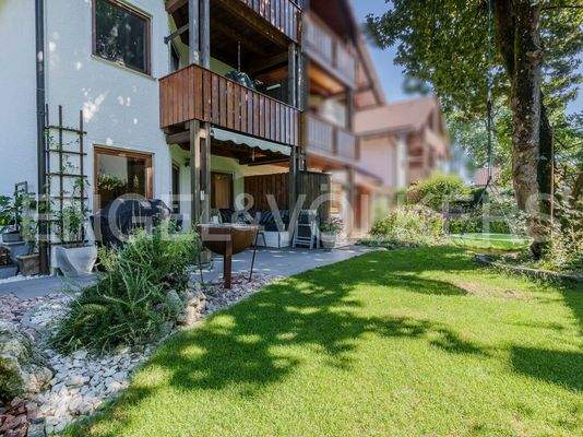 Terrasse mit Feuerstelle