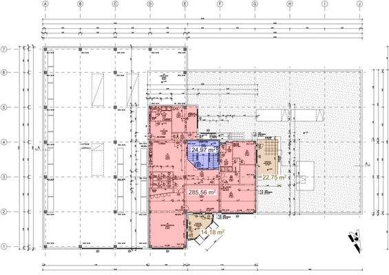 Birostraße 29 - Grundriss Büro 1. OG