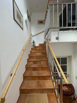 Aufgang zum Wohnbereich