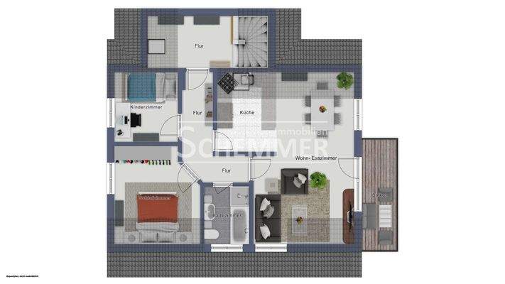 Dachgeschoß (Haupthaus)