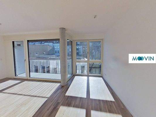 Ansicht I: Wohn- und Essbereich