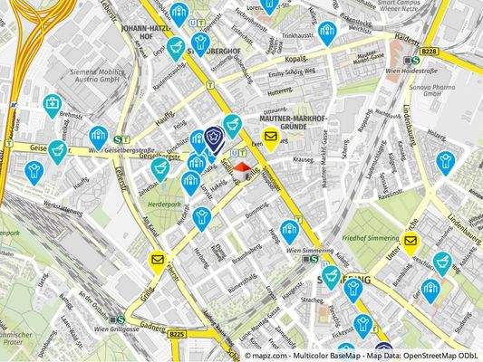 Geolyzer Kartenausschnitt