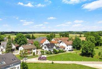 Blick auf die Nachbarschaft