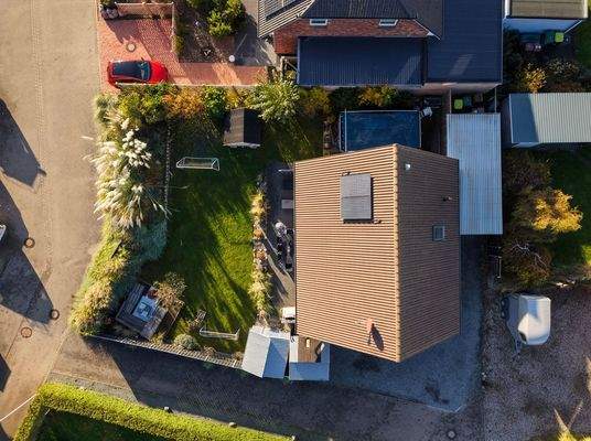 Drohnenansicht Grundstück