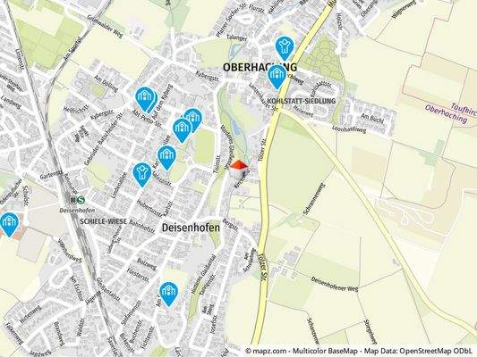 Geolyzer Kartenausschnitt