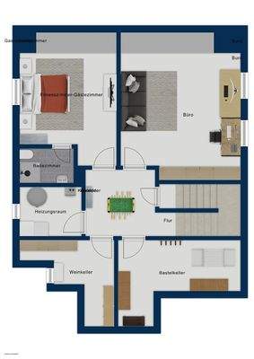 Grundriss KG Exposé