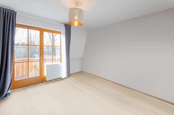 Schlafzimmer leer