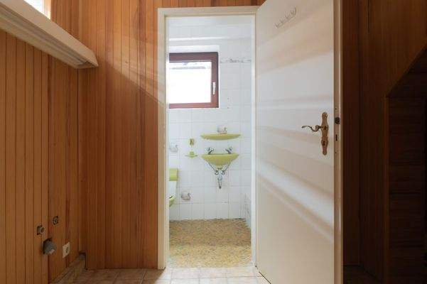 Bad im Keller - Austattung