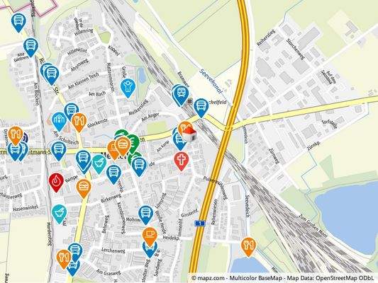 Geolyzer Kartenausschnitt