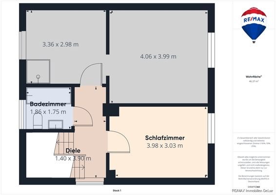 REMAX Immobilien DeLux Merzig Grundriss 1. OG