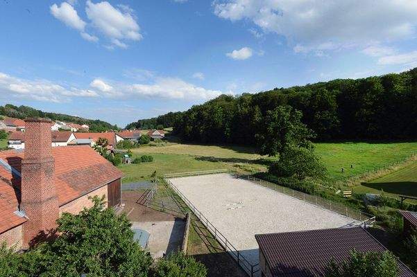 Reitplatz ca. 19 m x 38 m