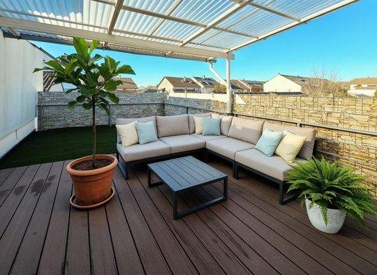 Dachterrasse - (KI generiert)