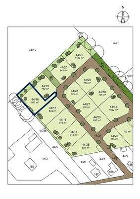 Lageplan Neubaugebiet Tiefe Wiesen