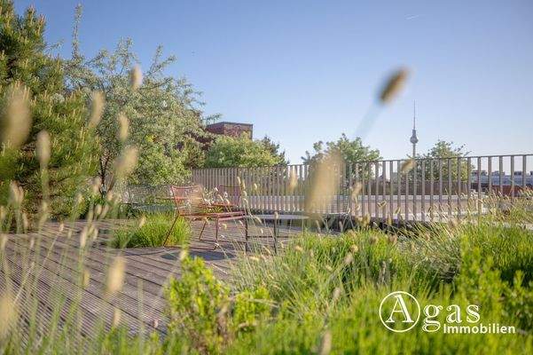 Private Dachterasse für die Mieter