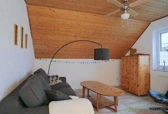 Blick ins Wohnzimmer