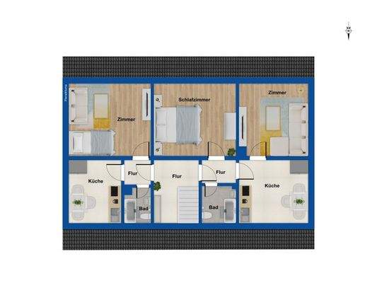 Grundriss - Dachgeschoss