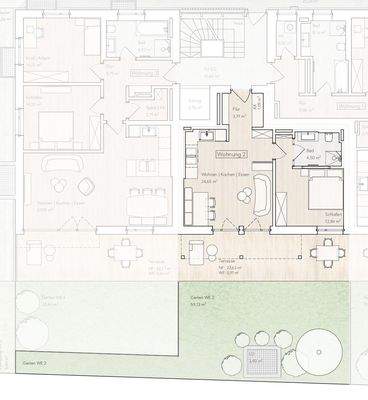 Grundriss Wohnung 2