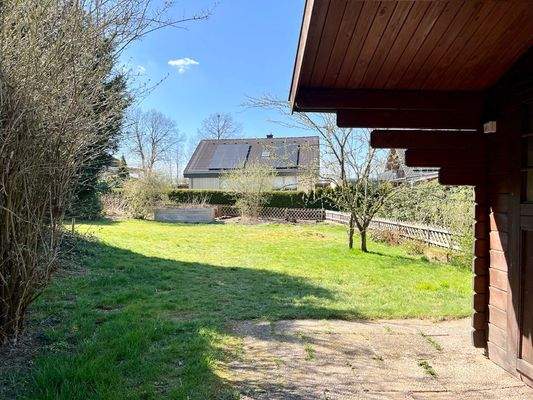 Blick in den hinteren Garten