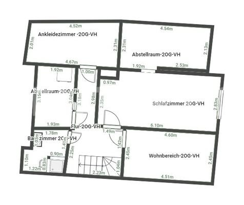 Grundriss 2. Etage VH