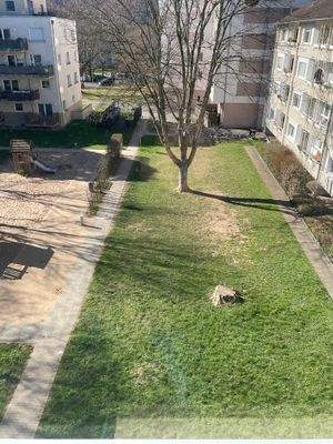 Spielplatz und Grünfläche