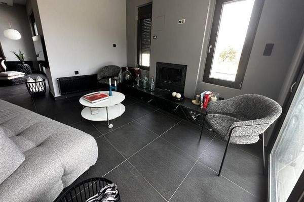 Kreta, Kolymvari: Moderne Luxusvilla mit atemberaubender Aussicht und privatem Pool zum Verkauf