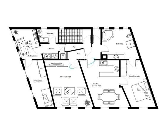 Grundriss 2. Obergeschoss