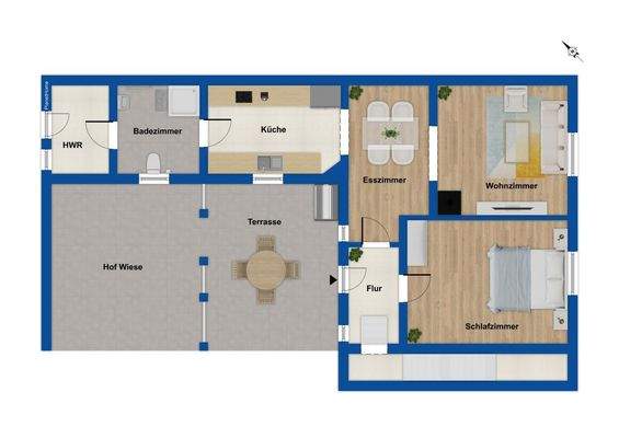 Grundriss - Erdgeschoss