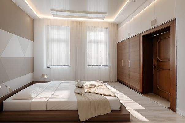 Schlafzimmer im EG Homestaging