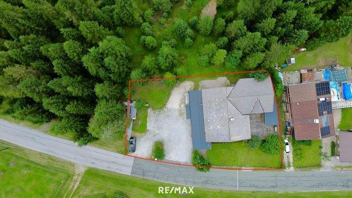 Steinberg Drohne Draufsicht