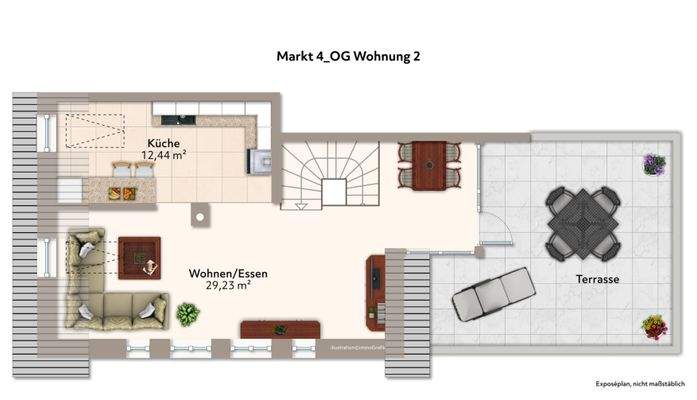 Obergeschoß Maisonette Markt 4 jpg