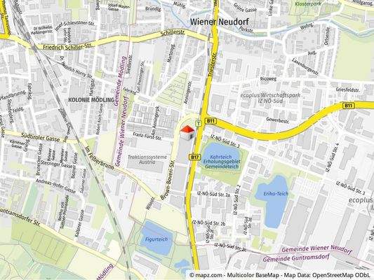 Geolyzer Kartenausschnitt