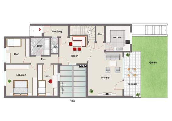 Grundriss Erdgeschoss