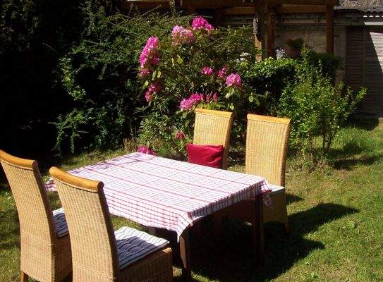 Sitzbereich im Garten