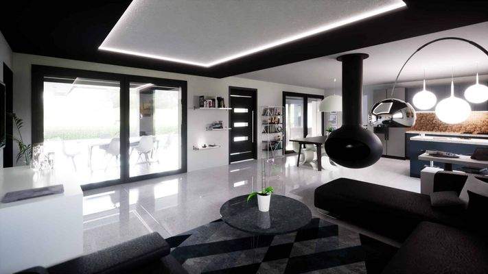 neue luxuriöse Villa auf einer Etage in Lignano Riviera