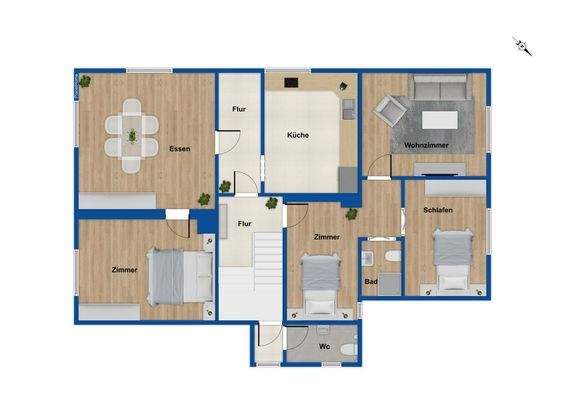 Grundriss Obergeschoss