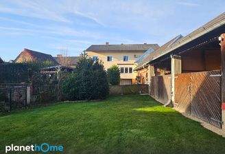 Garten und Hausblick