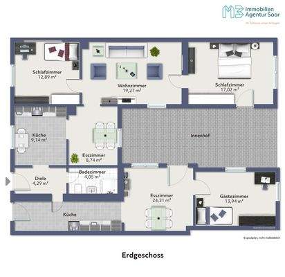 Baugrundstück mit Bungalow in Saarbrücken 