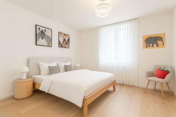 Digitales Renovierungsbeispiel Schlafen EG