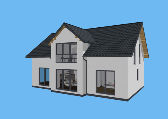 und dazu diese 178 m² große Einfamilienhaus