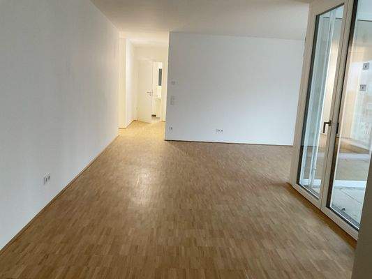 Blick zum Eingang vom SZ aus