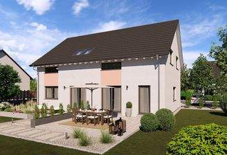 Ansicht in den großzügigen Gartenbereich